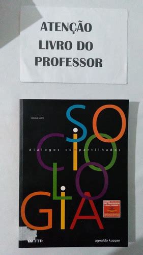 Diálogos Compartilhados Sociologia Volume Unico Livro Do Professor