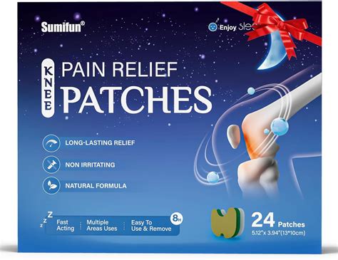 Amazon Sumifun Pain Relief Patches Pcs Knee Pain Relief Patch