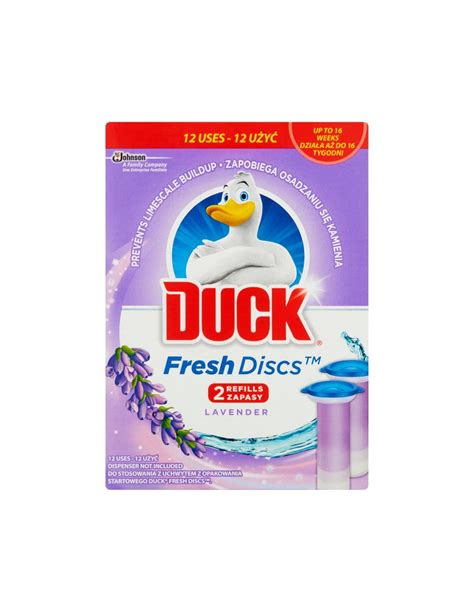 DUCK Krążki żelowe do toalety LAVENDER 2X36 ml zapas