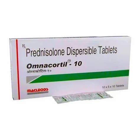 Omnacortil Mg Prednisolone Dispersible Tablets X At Rs