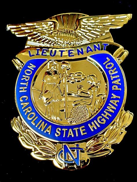 North Carolina Highway Patrol Lieutenant Collectors Badgescom