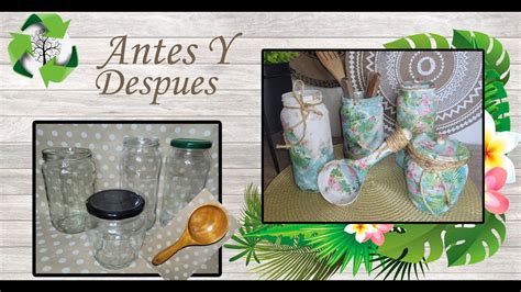 IDEAS CON FRASCOS DE CRISTAL MANUALIDADES HAZLO TU MISMO DIY RECICLA