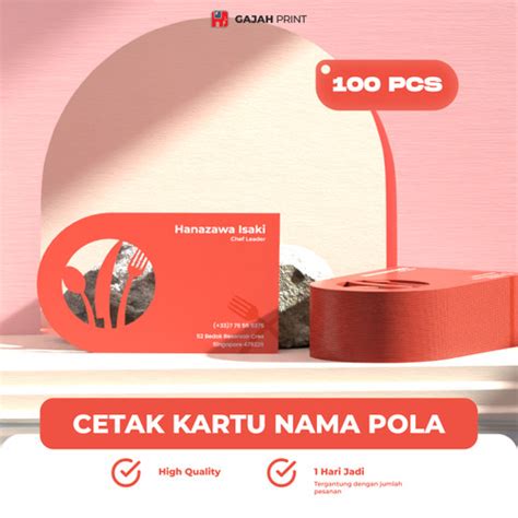 Jual Kartu Nama Pola Kartu Nama Custom Business Card 100pcs Linen