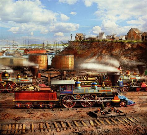 Train Civil War The Locomotives Of City Point 1865 By Mike Savad