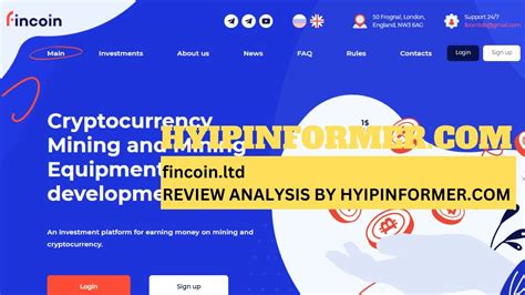 Fincoin Ltd Review Analysis By Hyipinformer YouTube