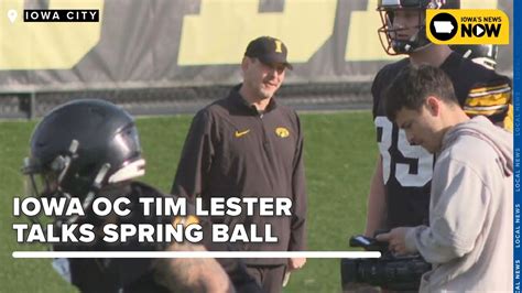 Iowa Coordinators Including New OC Tim Lester Talk Spring Football