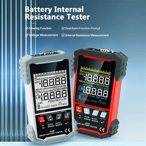 Ir500 Ir502 Battery Tester Internal Resistance Voltage Current Test 3 2 Inch Color Screen Auto