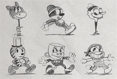 Take A Look At These Early Cuphead Sketches Xblafans