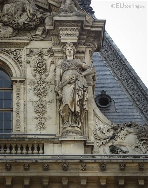 Photos Of Rhs Caryatid Sculpture West Facade Of Pavillon Mollien Page