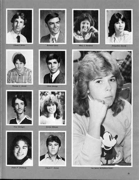 Nashua High School Class of 1984 Yearbook Page 90