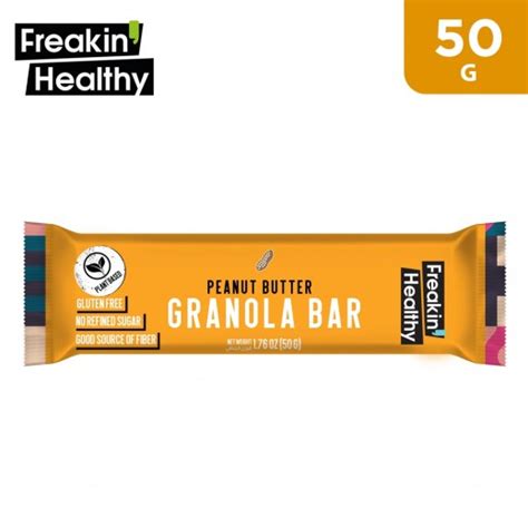 Buy Freakin Healthy Gluten Free Peanut Butter Granola Bar 50 g توصيل