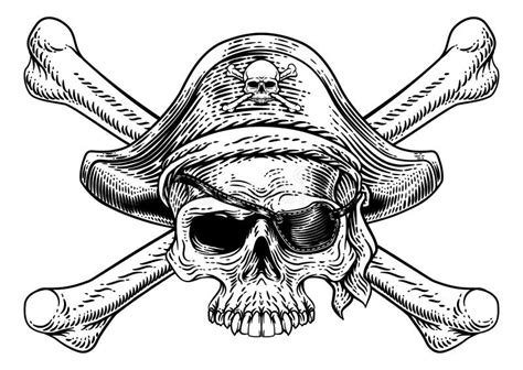 Skull And Crossbones Pirate Stock Vector Illustration Of Pirate