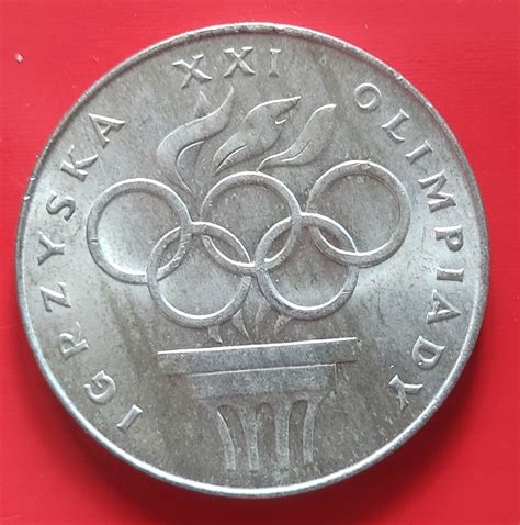 Moneta srebro 200 zł olimpiada 1976 12976219143 oficjalne archiwum