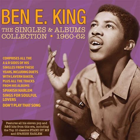 Ben E King The Singles And Albums Collection 1960 62 2 Cds Jpc