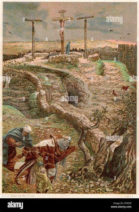 Lithographie Von Jesus Christus Am Kreuz Gem Lde Von James Tissot