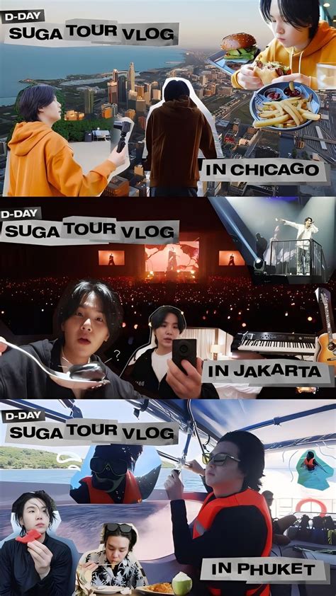 Suga Vlog D Day Tour In Chicago Jakarta And Phuket