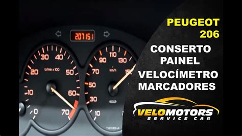 CONSERTO PAINEL PEUGEOT 206 2 Tomadas Plugs VELOCIMETRO E CONTA GIROS