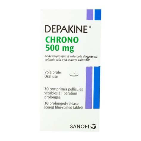 Depakine Chrono 500 Mg 30 Tablets Tdawi USA