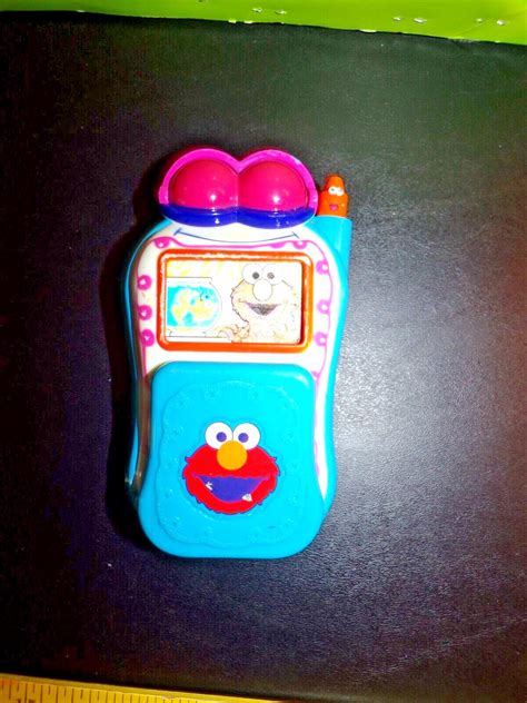 Sesame Street Elmo's World Talking Flip Phone Vintage 2002 WORKS GREAT