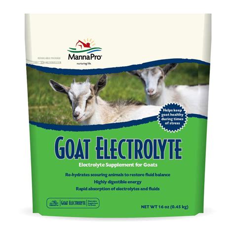 Compl Ment Alimentaire Pour Animaux Goat Electrolyte Mannapro