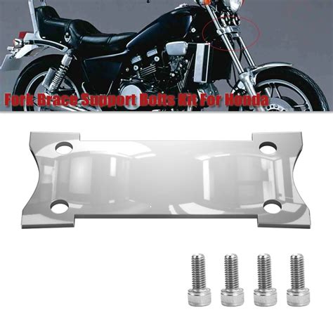 Motorcycle Fork Brace Support Bolts Kit For Honda V45 Magna Shadow