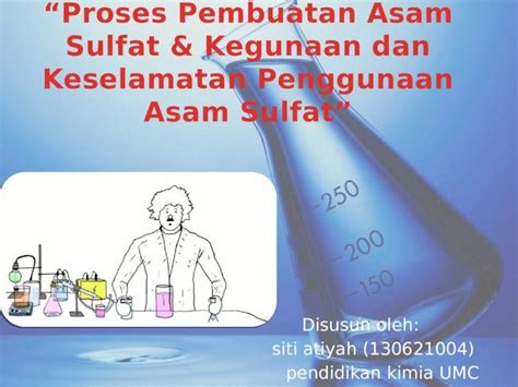 PPTX Proses Pembuatan Asam Sulfat Kegunaan DOKUMEN TIPS