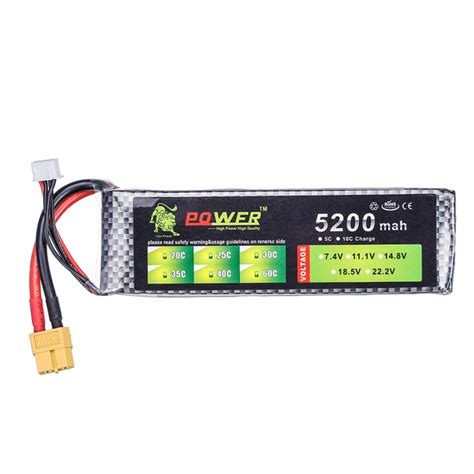 Wholesale Custom Lion Power 111v 5200mah 35c Lipo Battery For Rc Drones Helicopter Boats