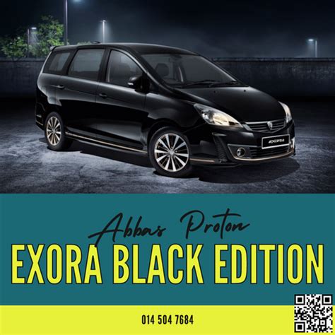 Proton Exora Black Edition Abbas Proton