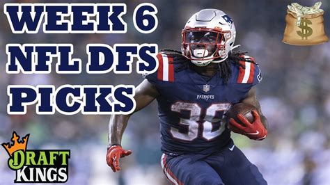 Draftkings Nfl Week 6 Picks Top Plays On Draftkings This Week Nfl