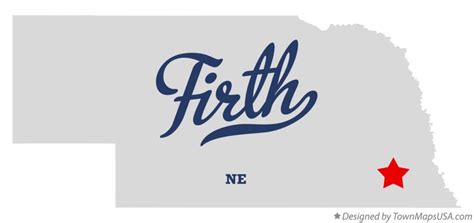 Map of Firth, NE, Nebraska