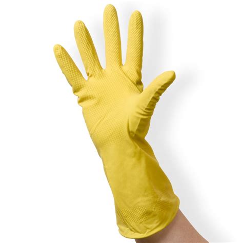 Yellow Rubber Mw Gloves Medium Greenpak Supplies