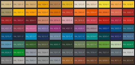 Toutes Les Couleurs Ral Photoshoplus