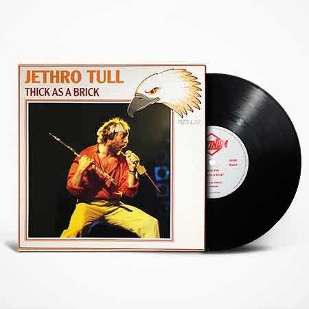 Jethro Tull Thick As A Brick Vinyl LP Вінілова Платiвка Hardy Vinyl