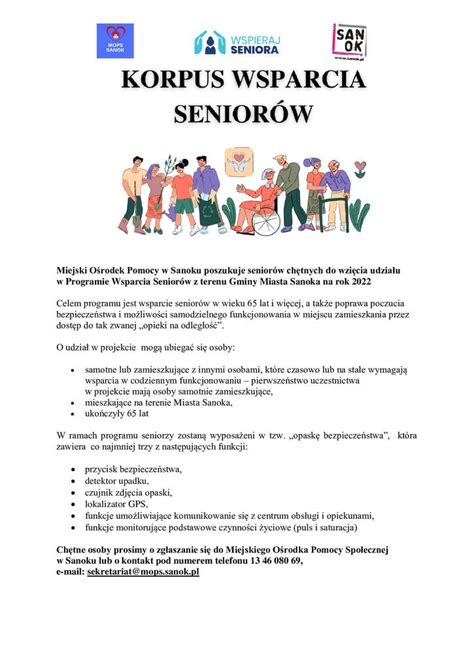 Korpus Wsparcia Senior W Tygodnik Sanocki