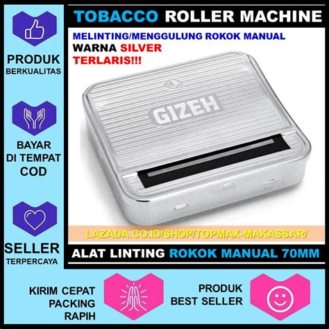 Alat Linting Rokok Manual Tobacco Roller Machine 70mm Tabacco Roller