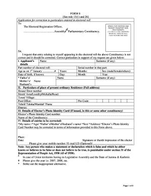 Fillable Online Ceogoa Nic FORM 8 See Rule 13 1 And 26 Application For