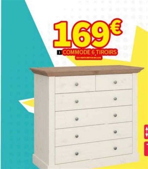 Promo Commode 6 Tiroirs Chez Conforama ICatalogue Fr