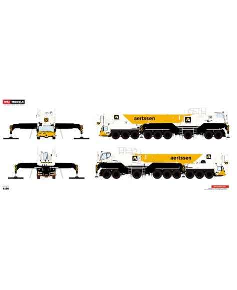 WSI51 2144 Liebherr LTM1750 9 1 Telescopic Crane Aertssen 1 50 WSImodels