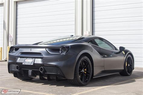 Used 2017 Ferrari 488 Gtb Matte Black For Sale Special Pricing Bj