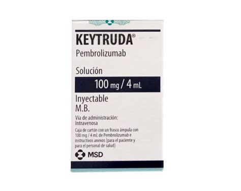 Keytruda Mg Pembrolizumab Precio M Xico Redfarma