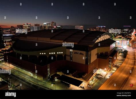 A General Overall Aerial View Of Chase Field At Night Tuesday Sept