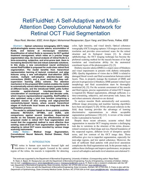 RetiFluidNet A Self Adaptive And Multi Attention Deep Convolutional