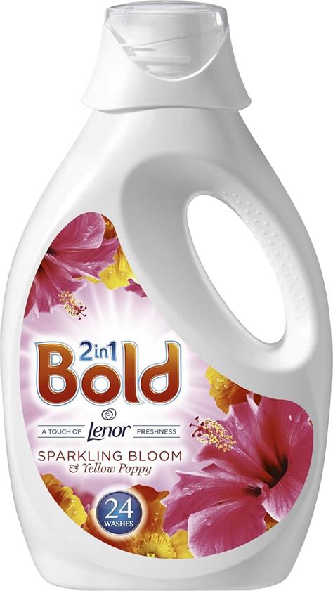 Bold 2 In 1 Washing Liquid Bloom And Yellow Poppy 24 Washes 12 L