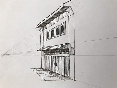 Perspective drawing on Behance