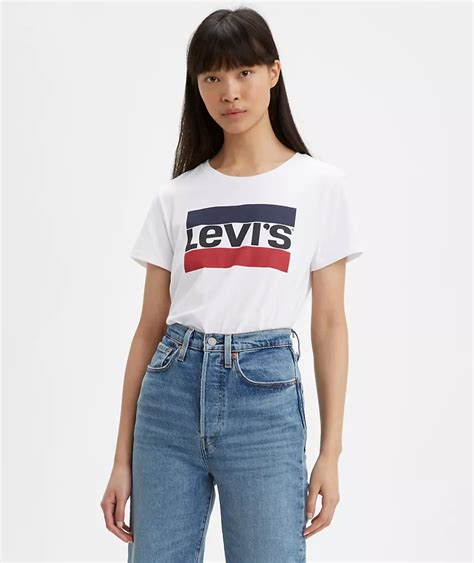 Levi S T Shirt Donna THE PERFECT TEE Logo Sportswear T Shirt Donna