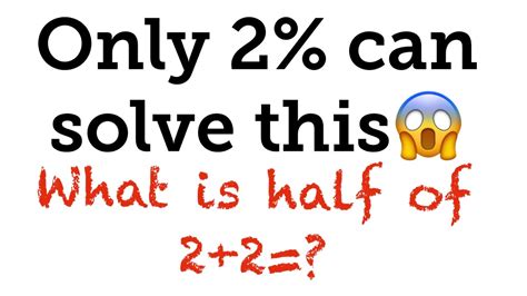 Math Riddles Only A Genius Can Solve Math Youtube Tutor Mathtrick