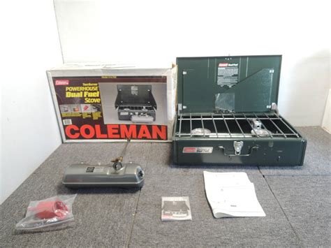 【新品】未使用保管品 Coleman コールマン ツーバーナー パワーハウス キャンプストーブ 414 700 管理：8252a10 の落札情報詳細 ヤフオク落札価格情報 オークフリー