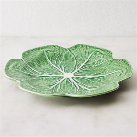 Bordallo Pinheiro Cabbage Dinnerware Sets Of 4 Handmade In Portugal