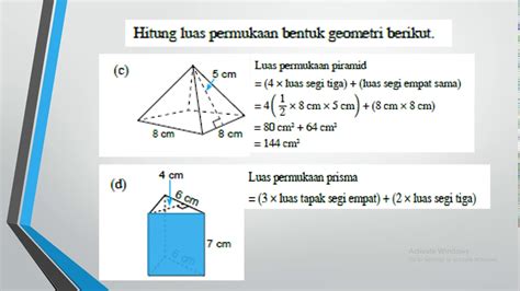 Rumus Luas Permukaan Hemisfera Latihan Ithink And Kbat Math Form 3