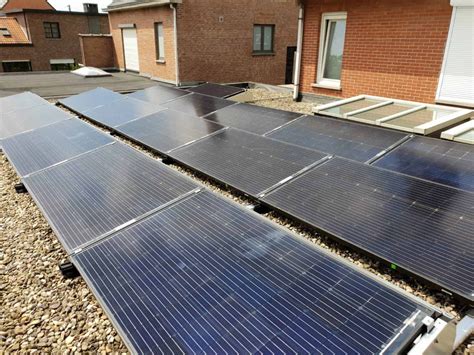 Zonnepanelen Plat Dak Lier Glas Glas Zonnepanelen Sun Eco Bvba